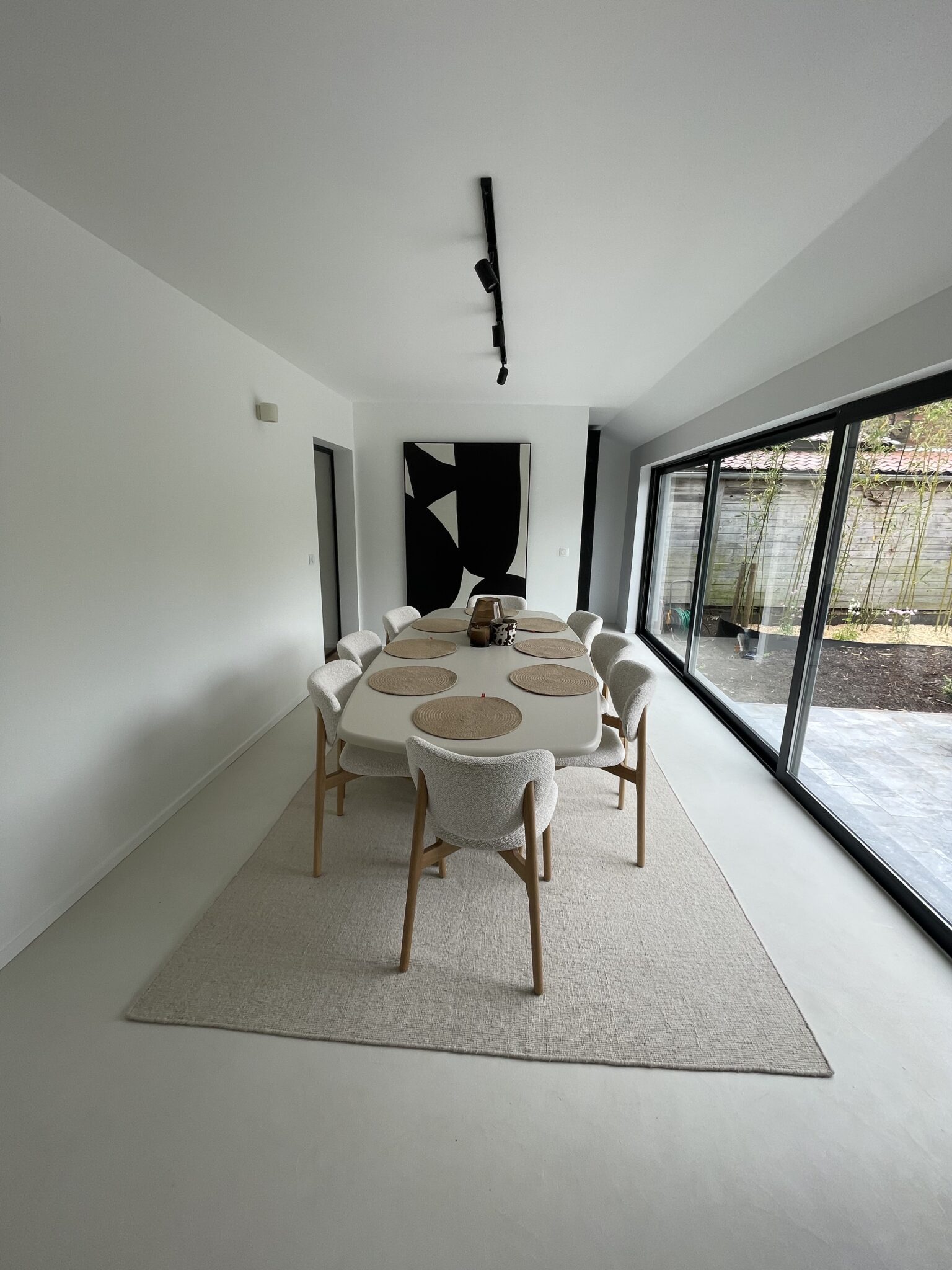 pose de chassis et sol en mortex