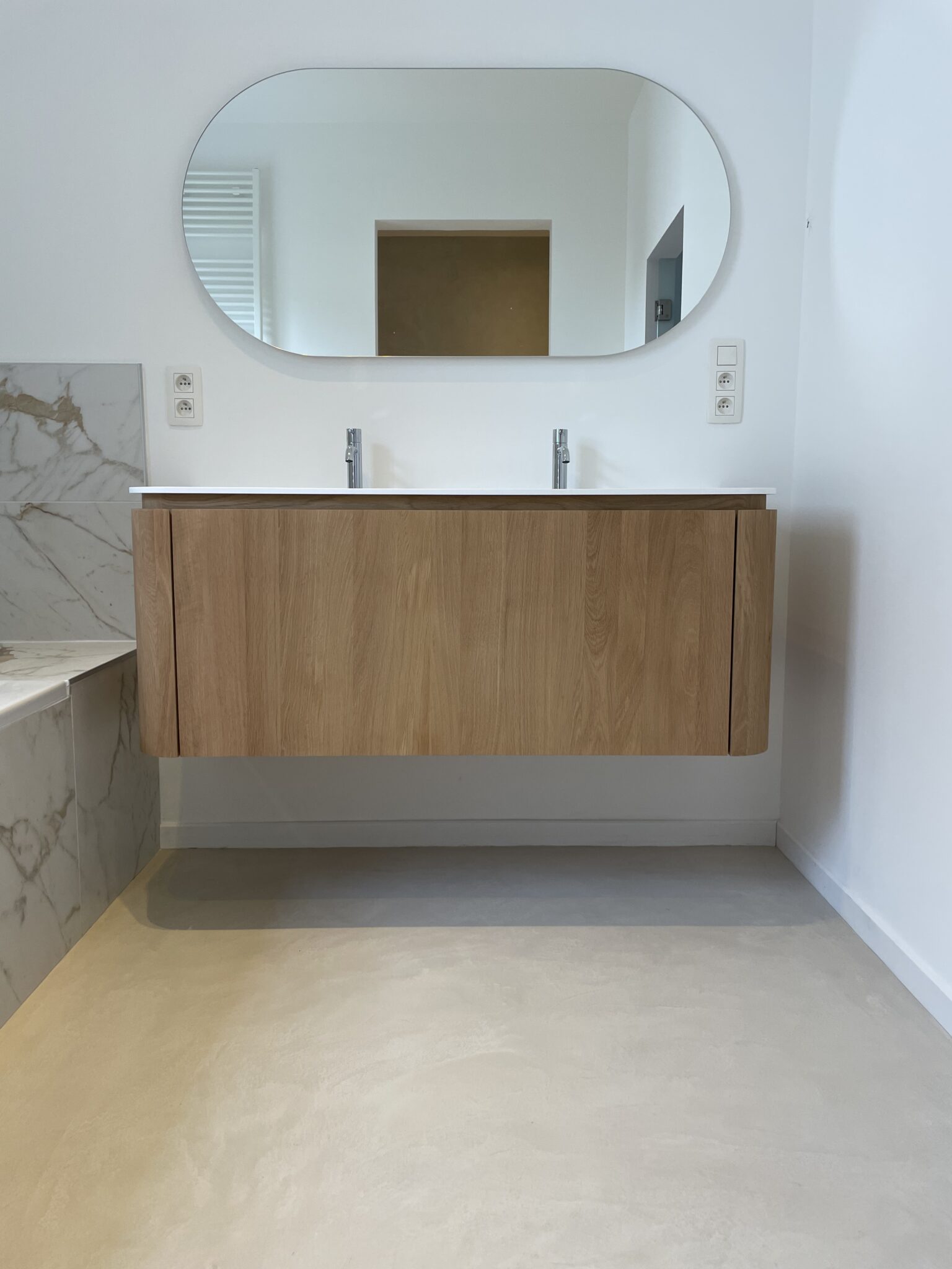 marbre salle de bain